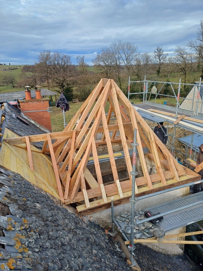 charpente traditionnelle aubin